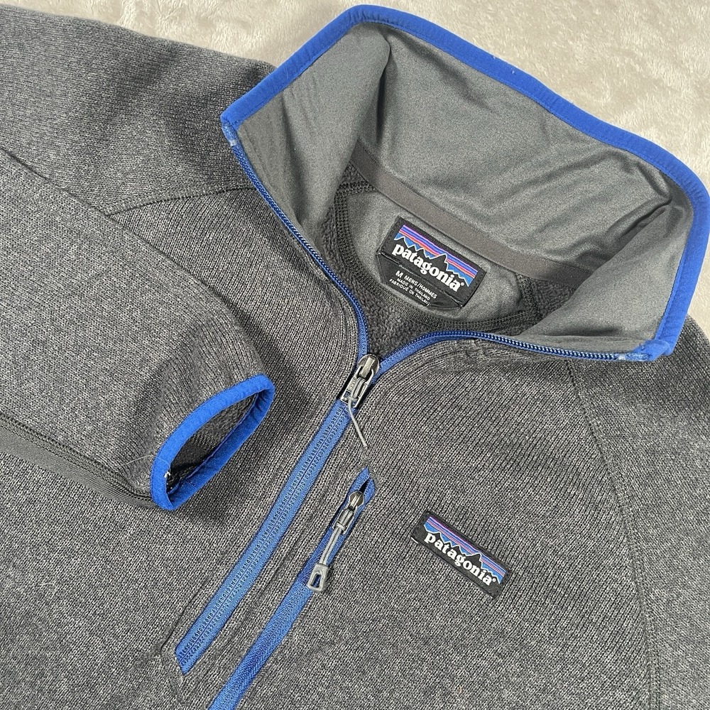 Patagonia Performance Better Sweater Fleece Zip Up Jacket Men's M Grey Gorpcore
